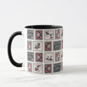 Erdnüsse | Alt modisches Schlittelwegmuster Tasse (Links)