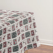 Erdnüsse | Alt modisches Schlittelwegmuster Tischdecke (Beispiel)