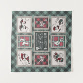 Erdnüsse | Alt modisches Schlittelwegmuster Wandteppich (Vorderseite (Horizontal))