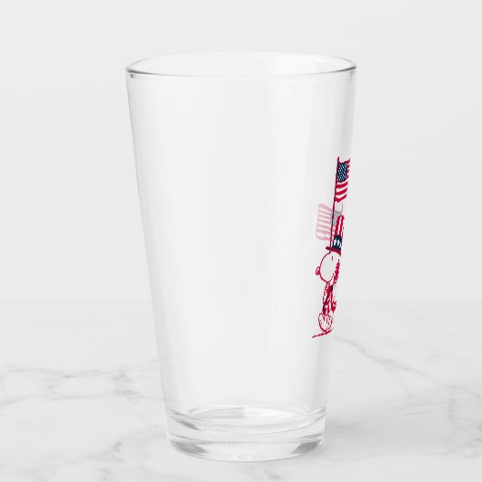 Erdnüsse | American Summer Old Glory Glas (Rechts)