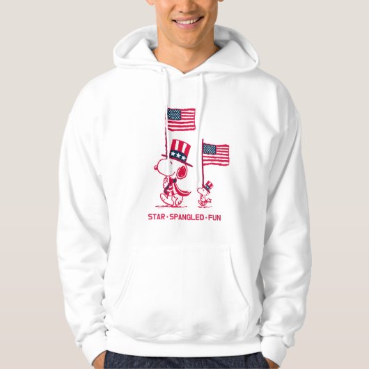 Erdnüsse | American Summer Old Glory Hoodie (Vorderseite)