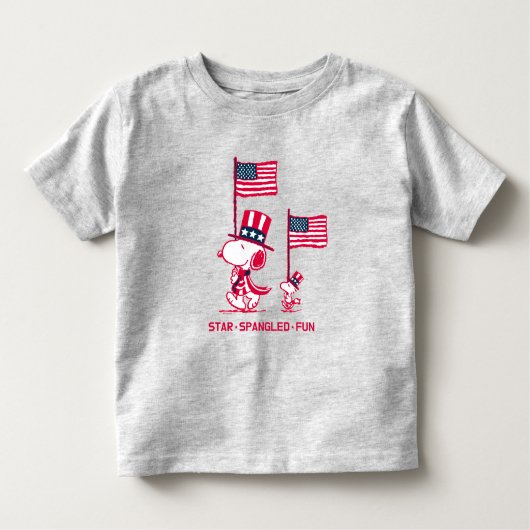 Erdnüsse | American Summer Old Glory Kleinkind T-shirt (Vorderseite)