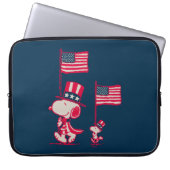 Erdnüsse | American Summer Old Glory Laptopschutzhülle (Vorderseite)