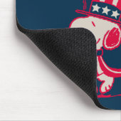 Erdnüsse | American Summer Old Glory Mousepad (Ecke)