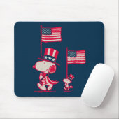 Erdnüsse | American Summer Old Glory Mousepad (Mit Mouse)
