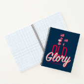 Erdnüsse | American Summer Old Glory Notizblock (Innenseite)