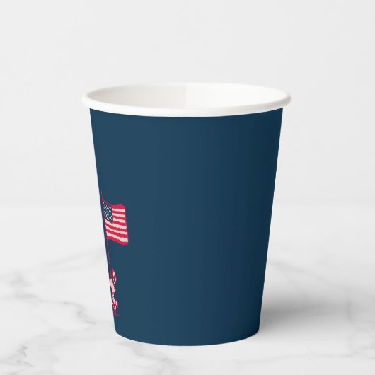 Erdnüsse | American Summer Old Glory Pappbecher (Links)