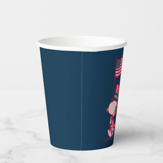 Erdnüsse | American Summer Old Glory Pappbecher (Rechts)