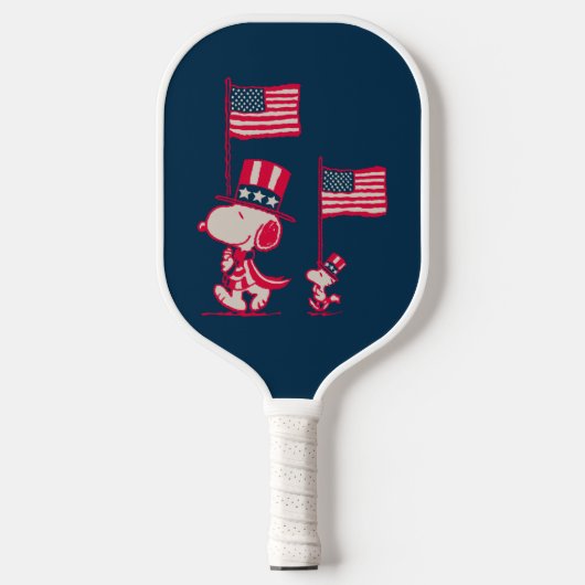 Erdnüsse | American Summer Old Glory Pickleball Schläger (Vorderseite)