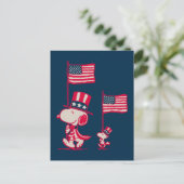 Erdnüsse | American Summer Old Glory Postkarte (Stehend Vorderseite)