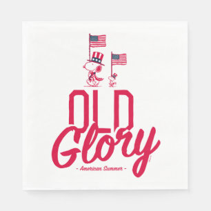 Erdnüsse   American Summer Old Glory Serviette