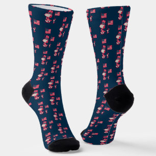 Erdnüsse   American Summer Old Glory Socken