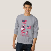 Erdnüsse | American Summer Old Glory Sweatshirt (Vorne ganz)