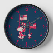 Erdnüsse | American Summer Old Glory Uhr (Vorderseite)