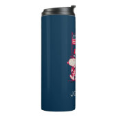 Erdnüsse | Amerikanischer Sommer | Name hinzufügen Thermosbecher (Nach links gedreht)