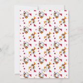 Erdnüsse | Aus diesem Weltraum Geburtstag Einladung (Rückseite)