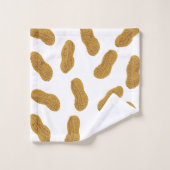 Erdnüsse Badhandtuch Set (Waschlappen)