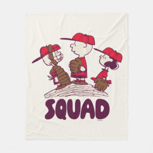Erdnüsse Baseball Squad Fleecedecke