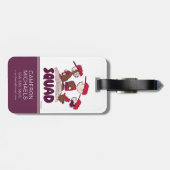 Erdnüsse | Baseball Squad Gepäckanhänger (Rückseite horizontal)