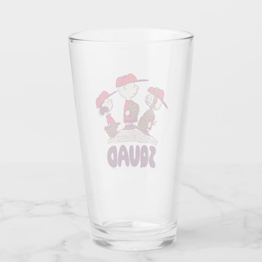 Erdnüsse | Baseball Squad Glas (Rückseite)