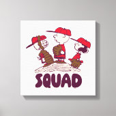 Erdnüsse | Baseball Squad Leinwanddruck (Vorderseite)