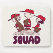 Erdnüsse | Baseball Squad Mousepad (Vorne)