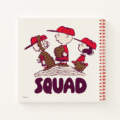 Erdnüsse | Baseball Squad Notizblock (Rückseite)