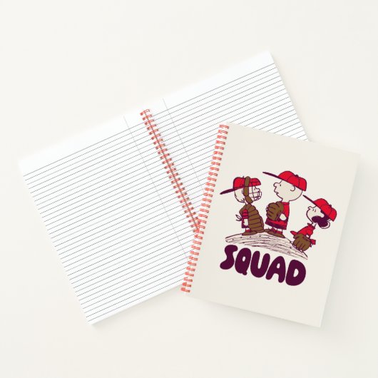 Erdnüsse | Baseball Squad Notizblock (Innenseite)