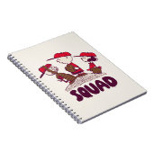 Erdnüsse | Baseball Squad Notizblock (Rechte Seite)