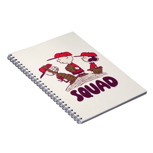 Erdnüsse | Baseball Squad Notizblock (Rechte Seite)