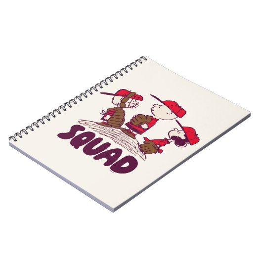 Erdnüsse | Baseball Squad Notizblock (Linke Seite)