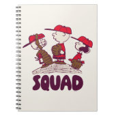 Erdnüsse | Baseball Squad Notizblock (Vorderseite)