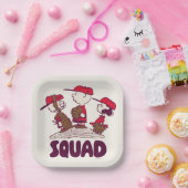 Erdnüsse | Baseball Squad Pappteller (Party)