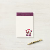 Erdnüsse | Baseball Squad Post-it Klebezettel (Auf Schreibtisch)