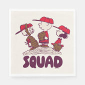 Erdnüsse | Baseball Squad Serviette (Vorderseite)