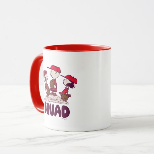 Erdnüsse | Baseball Squad Tasse (Vorderseite Links)