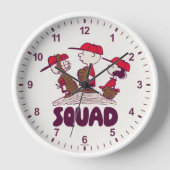 Erdnüsse | Baseball Squad Uhr (Vorderseite)