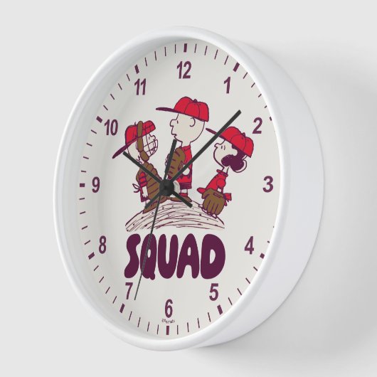 Erdnüsse | Baseball Squad Uhr (Winkel)