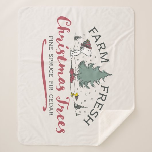 Erdnüsse | Bauernhof Frische Weihnachtsbaumen Sherpadecke (Vorderseite)