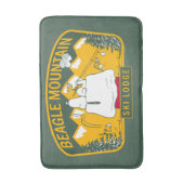 Erdnüsse | Beagle Skilodge Badematte (Vorderseite Vertikal)