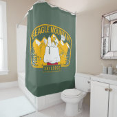 Erdnüsse | Beagle Skilodge Duschvorhang (Beispiel)