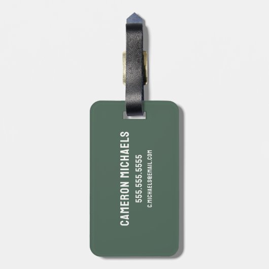 Erdnüsse | Beagle Skilodge Gepäckanhänger (Rückseite vertikal)