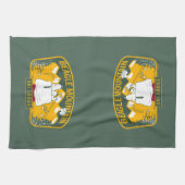 Erdnüsse | Beagle Skilodge Geschirrtuch (Horizontal)