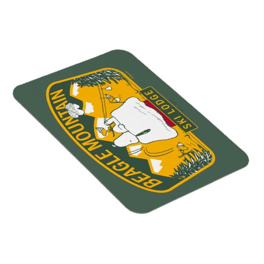 Erdnüsse | Beagle Skilodge Magnet (Rechte Seite)