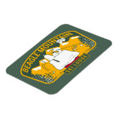 Erdnüsse | Beagle Skilodge Magnet (Linke Seite)