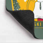 Erdnüsse | Beagle Skilodge Mousepad (Ecke)