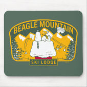 Erdnüsse | Beagle Skilodge Mousepad (Vorne)