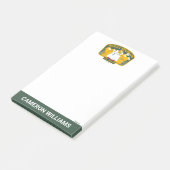 Erdnüsse | Beagle Skilodge Post-it Klebezettel (angewinkelt)