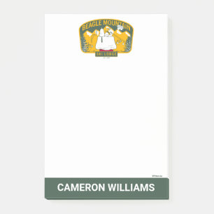 Erdnüsse   Beagle Skilodge Post-it Klebezettel