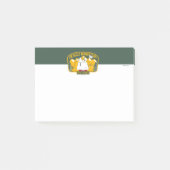 Erdnüsse | Beagle Skilodge Post-it Klebezettel (Vorderseite)